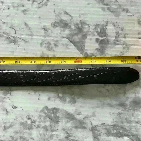 Brighton belt, #9A103, ML/32, leather with silver accent - Picture 13 of 14